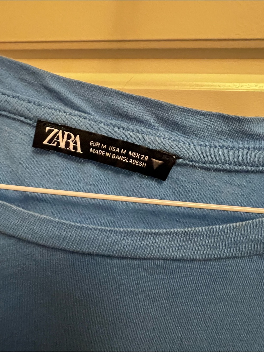 Zara Blue Graphic Tee - 'Mentally I Am In Havana' - Picture 2 of 3